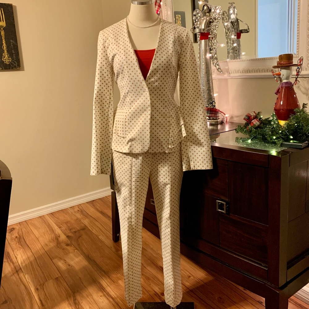 Cropped pants & jacket polka dots Easter/Mothers Day